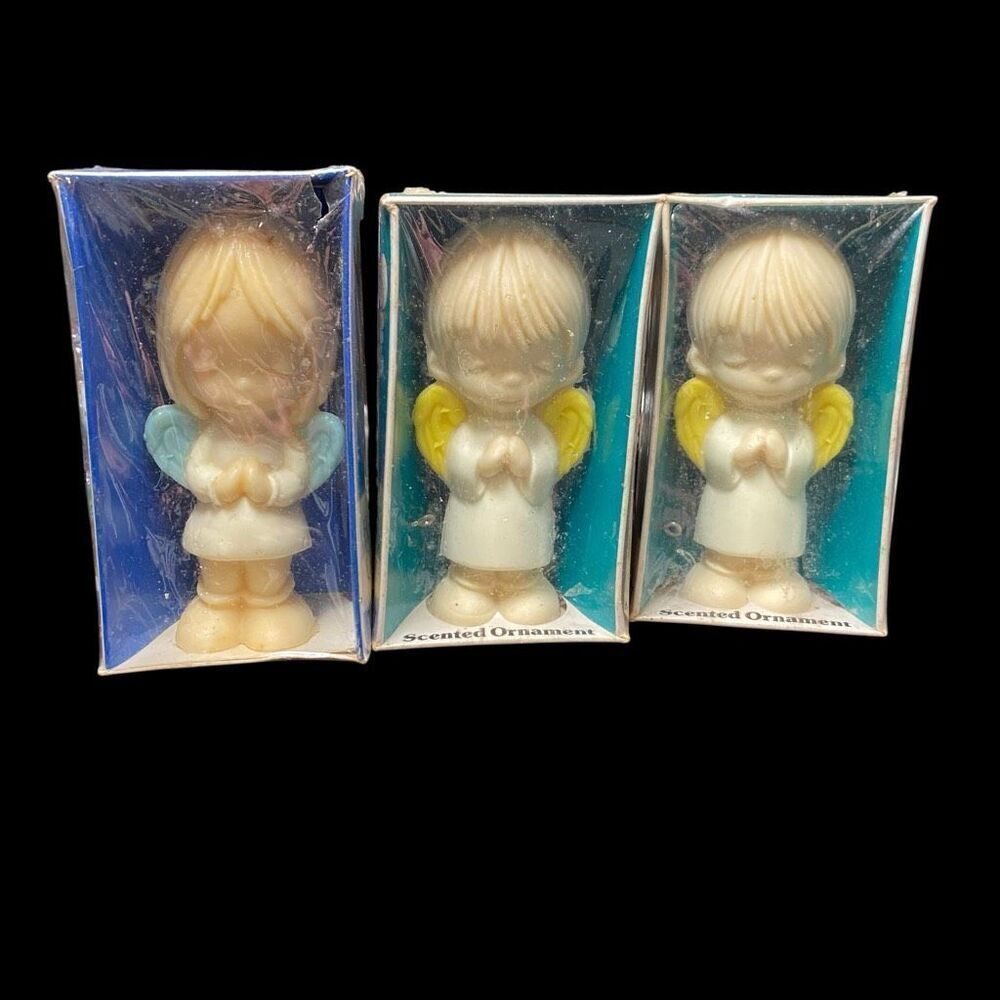 Vintage Halo Air Freshener Heavenly Angel Ornament THREE